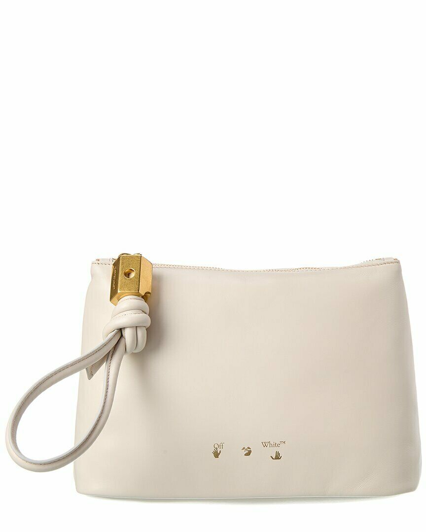 Off-white 25 Slider Leather Pouch Women's