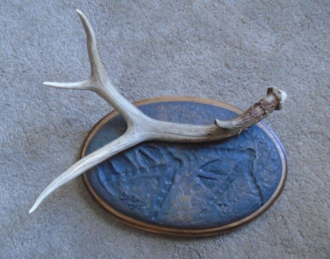 Dave Constantine  Limited Edition  Deer Antler Carving Figure  1993