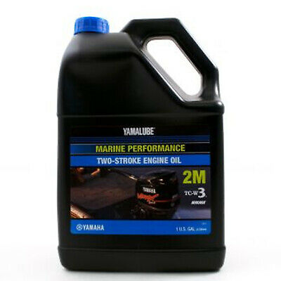 Yamaha Outboard Yamalube 2m Marine 2 Stroke Oil Gallon Tcw-3 Lub-2strk-m1-04